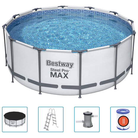 Bestway Steel Pro MAX Zwembadset rond 366x122 cm 8721012052284 2