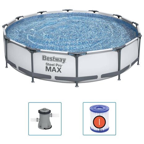 Bestway Steel Pro MAX Zwembadset 366x76 cm 8721012052307 2