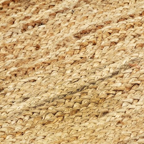 Vloerkleed handgemaakt 80x160 cm jute naturel 8718475733676 4