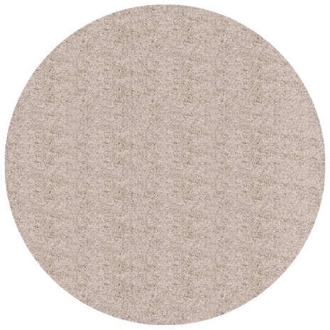 Vloerkleed PAMPLONA shaggy hoogpolig modern Ø 80 cm beige 8721012228221 2