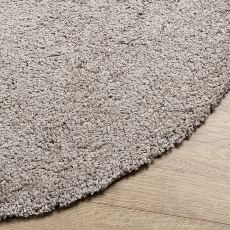 Vloerkleed PAMPLONA shaggy hoogpolig modern Ø 120 cm beige 8721012228245 4