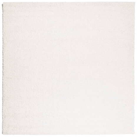 Vloerkleed PAMPLONA shaggy hoogpolig modern 120x120 cm crème 8721012228344 2