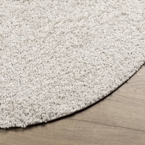 Vloerkleed PAMPLONA shaggy hoogpolig modern Ø 200 cm crèmekleur 8721012228481 4