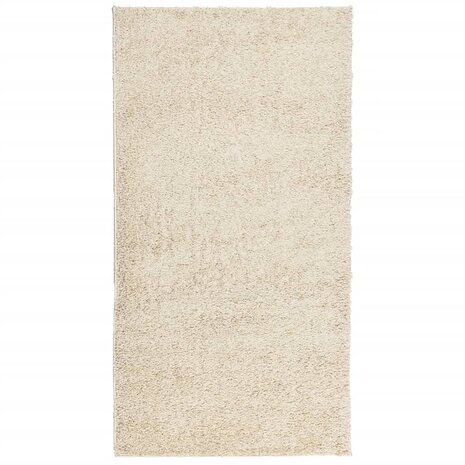 Vloerkleed PAMPLONA shaggy hoogpolig modern 80x150 cm goudkleur 8721012229402 2