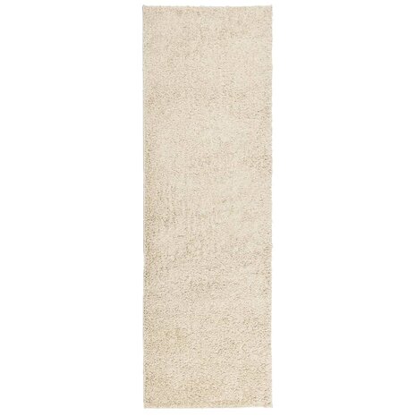 Vloerkleed PAMPLONA shaggy hoogpolig modern 80x250 cm goudkleur 8721012229426 2