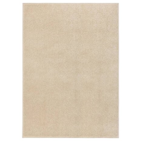 Vloerkleed kortpolig 140x200 cm beige 8720286848586 1