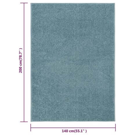 Vloerkleed kortpolig 140x200 cm blauw 8720286848708 7