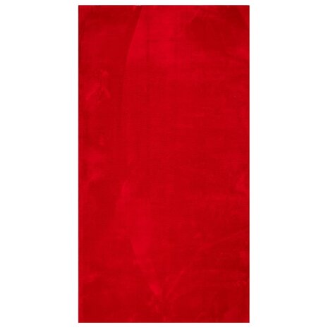 Vloerkleed HUARTE laagpolig zacht wasbaar 60x110 cm rood 8721012227668 2