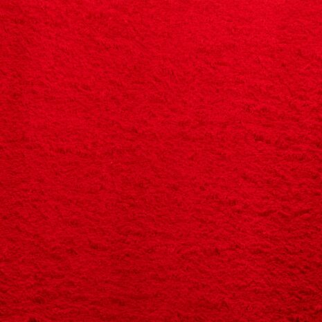 Vloerkleed HUARTE laagpolig zacht wasbaar 120x120 cm rood 8721012227712 9