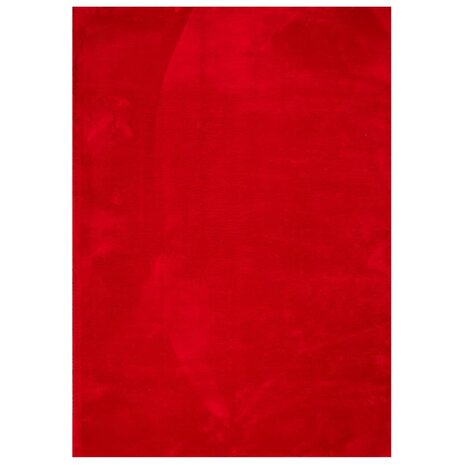 Vloerkleed HUARTE laagpolig zacht wasbaar 200x280 cm rood 8721012227774 2