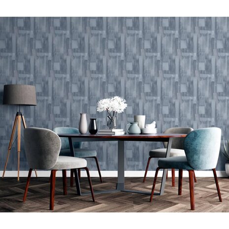 DUTCH WALLCOVERINGS Behang Wood grijs 3294271469018 5