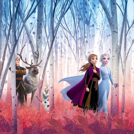 Komar Fotobehang Frozen Friends Forever 368x254 cm blauw 4036834241025 1