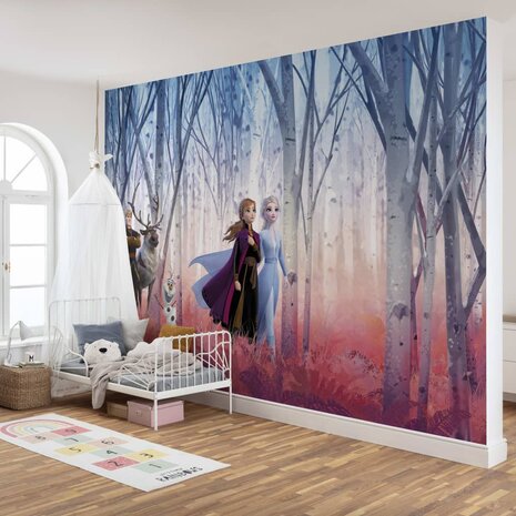 Komar Fotobehang Frozen Friends Forever 368x254 cm blauw 4036834241025 2