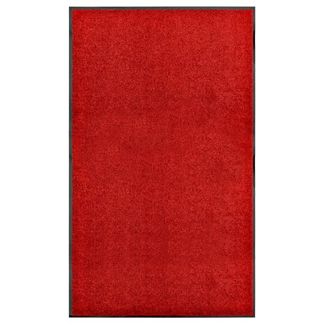 Deurmat wasbaar 90x150 cm rood 8720286064771 1