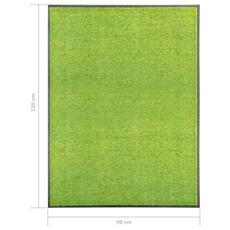 Deurmat wasbaar 90x120 cm groen 8720286064825 6