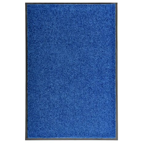 Deurmat wasbaar 60x90 cm blauw 8720286064924 1