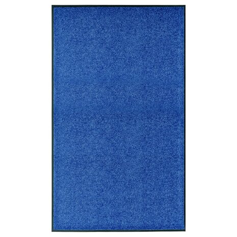 Deurmat wasbaar 90x150 cm blauw 8720286064955 1