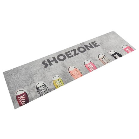 Keukenmat wasbaar shoezone-print 45x150 cm fluweel 8720845917821 1