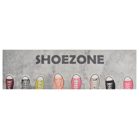 Keukenmat wasbaar shoezone-print 60x180 cm fluweel 8720845917838 2