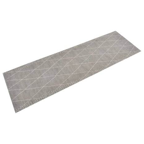 Keukenmat wasbaar geruit 60x180 cm fluweel 8720845917869 1