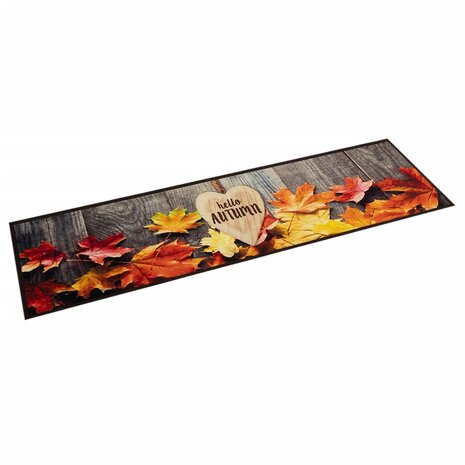 Keukenmat wasbaar herfstprint 60x300 cm fluweel 8721012919044 1