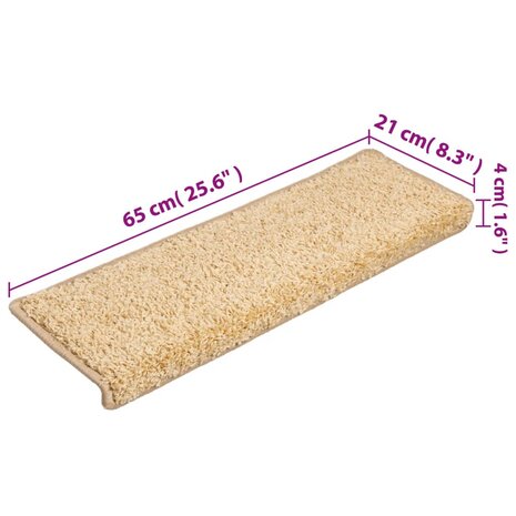 Trapmatten 15 st 65x21x4 cm bruin 8719883863641 8