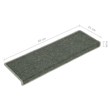 Trapmatten 15 st 65x21x4 cm groen 8720286288245 6