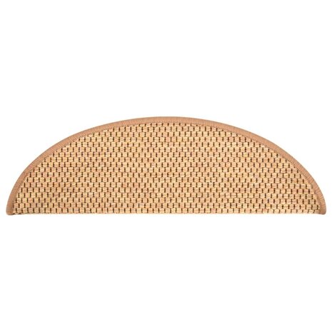 Trapmatten zelfklevend 15 st sisal-look 56x17x3 cm oranje 8720286329597 4