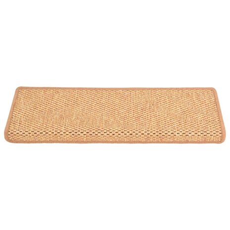 Trapmatten zelfklevend 15 st sisal-look 65x21x4 cm oranje 8720286329832 3