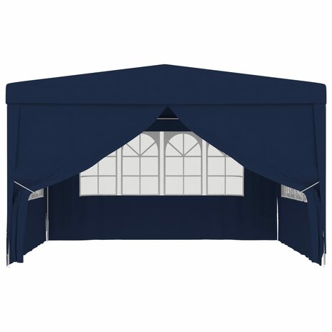 Partytent met zijwanden professioneel 90 g/m² 4x4 m blauw 8719883767697 2