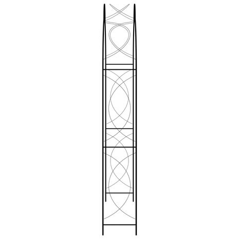 Tuinboog 150x34x240 cm ijzer zwart 8719883757377 3