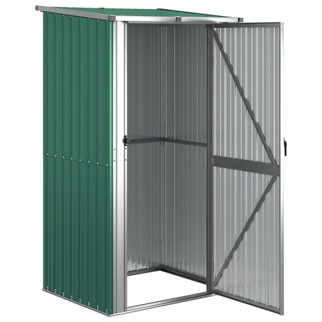 Tuinschuur 118,5x97x209,5 cm gegalvaniseerd staal groen 8720286512685 3