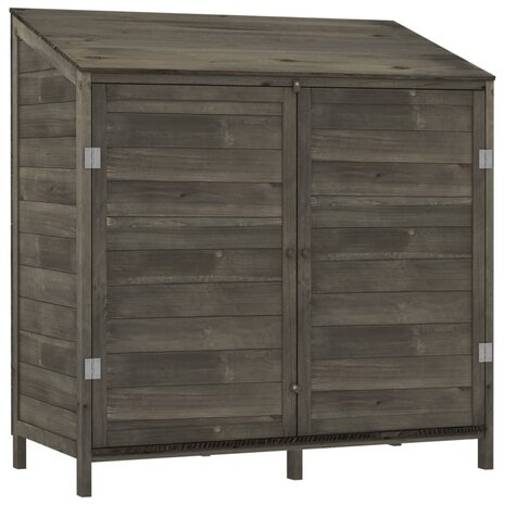 Tuinschuur 102x52x112 cm massief vurenhout antracietkleurig 8720286996454 2