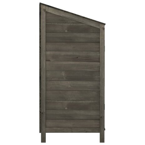 Tuinschuur 102x52x112 cm massief vurenhout antracietkleurig 8720286996454 5