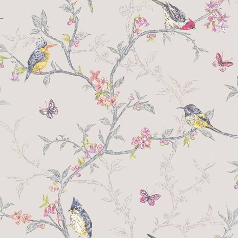 DUTCH WALLCOVERINGS Behang Phoebe lila 5022976980815 2