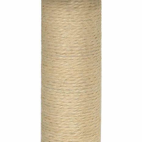 Kattenmeubel met sisal krabpaal 74 cm lichtgrijs 7