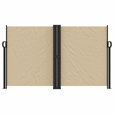 Windscherm uittrekbaar 140x1000 cm beige 3