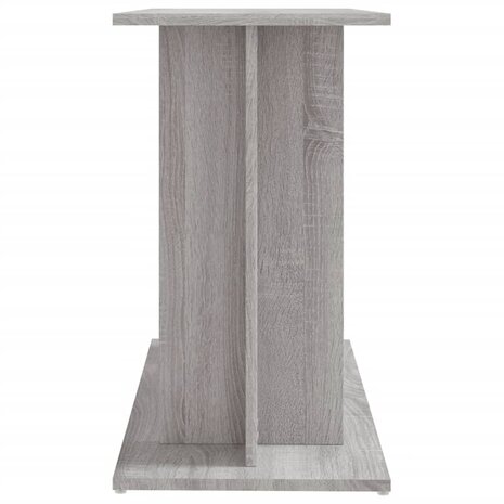 Aquariumstandaard 80x35x60 cm bewerkt hout grijs sonoma 5