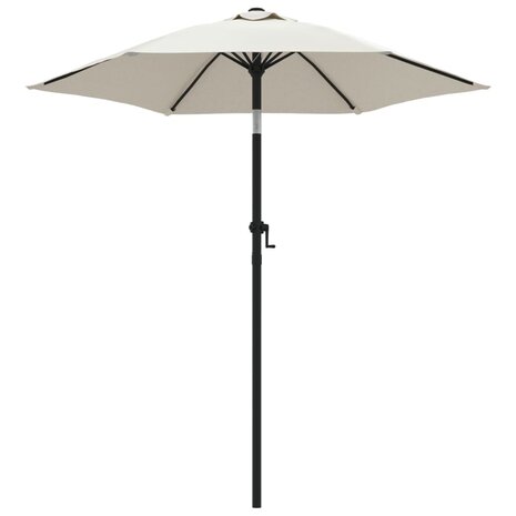 Parasol 200x224 cm aluminium zandwit 2