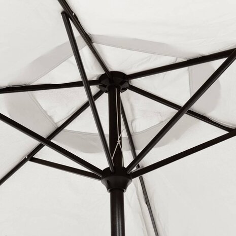 Parasol 200x224 cm aluminium zandwit 5