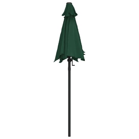 Parasol 200x224 cm aluminium groen 4