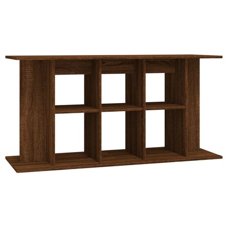 Aquariumstandaard 120x40x60 cm bewerkt hout bruin eikenkleur 2