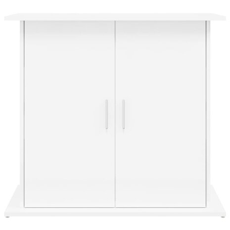 Aquariumstandaard 81x36x73 cm bewerkt hout hoogglans wit 5