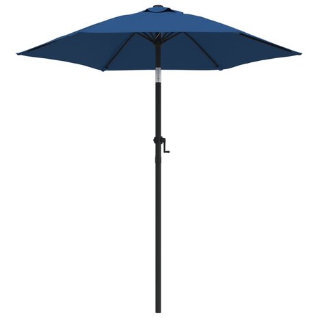 Parasol 200x224 cm aluminium blauw 2