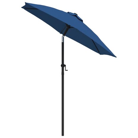 Parasol 200x224 cm aluminium blauw 3