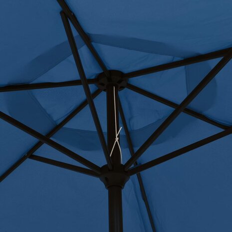 Parasol 200x224 cm aluminium blauw 5