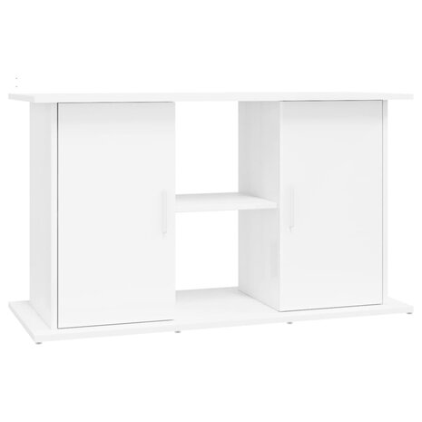 Aquariumstandaard 101x41x58 cm bewerkt hout hoogglans wit 2