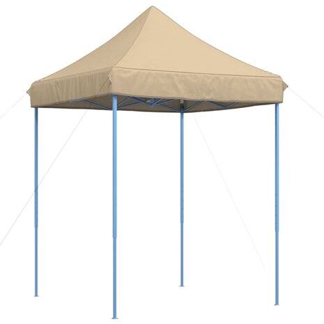 Partytent inklapbaar pop-up 200x200x306 cm beige 2