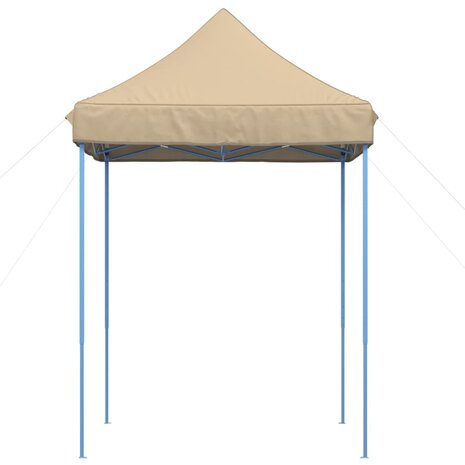 Partytent inklapbaar pop-up 200x200x306 cm beige 3