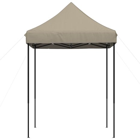 Partytent inklapbaar pop-up 200x200x306 cm taupe 4